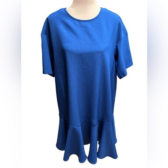 Adrianna Papell blue oversized style dress size M - Picture 6 of 14
